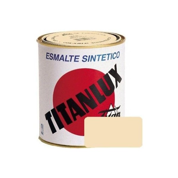 ESMALTE SINTETICO TITANLUX 586 INT EXT 750 ML CREMA BRILLANTE Codima