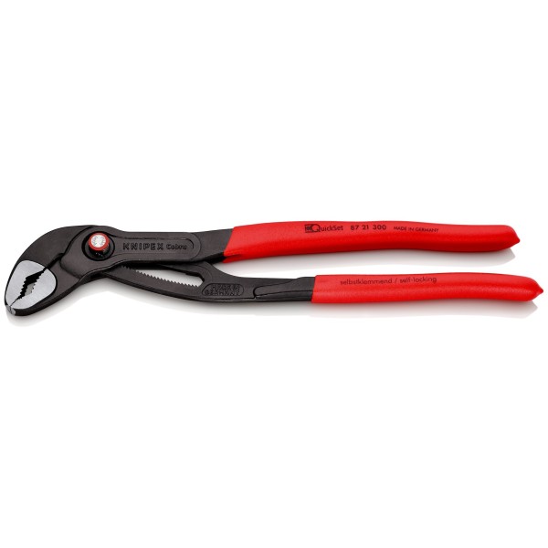 TENACILLA PARA BOMBAS DE AGUA QUICK SET 300MM 87 21 300 KNIPEX