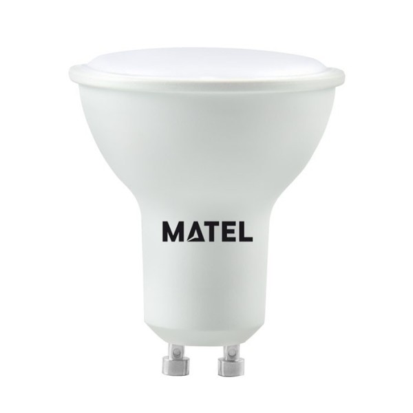 BOMBILLA LED DICROICA GU10 MATEL 750 LM 8 W LUZ CALIDA