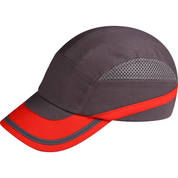 GORRA CLIMAX GR ANTIGOLPES GRIS ROJO