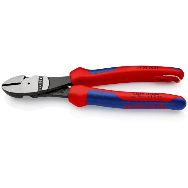 ALICATE KNIPEX CORTE DIAGONAL EXTRA FUERTE 74 02 200T ANTICAIDA