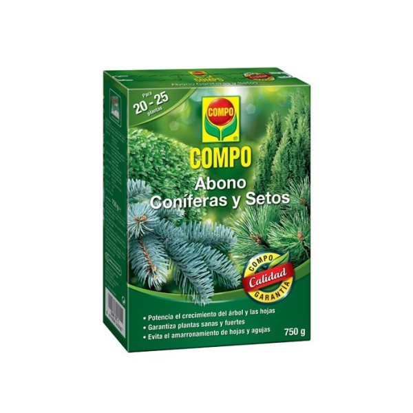 ABONO CONÍFERAS Y SETOS 750 G