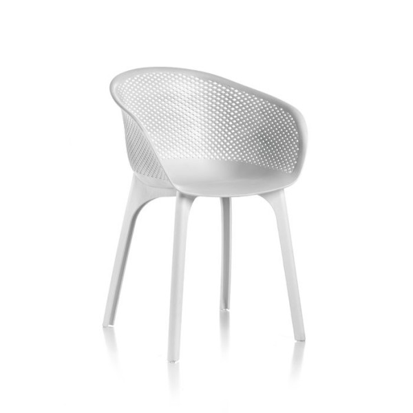 SILLA IDEA EUROPE NORA STYLE RESINA INYECTADA BLANCO